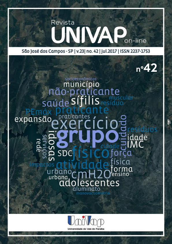 					Visualizar v. 23 n. 42 (2017): Revista Univap online / ISSN 2237-1753
				