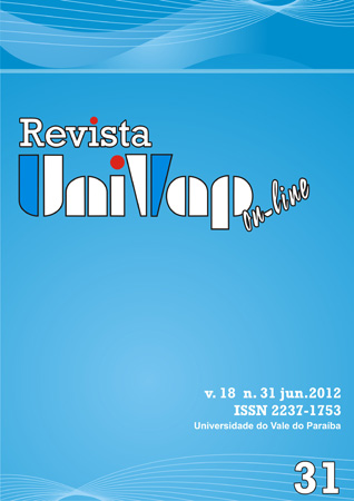 					Visualizar v. 18 n. 31 (2012): Revista Univap online  /  ISSN 2237-1753
				