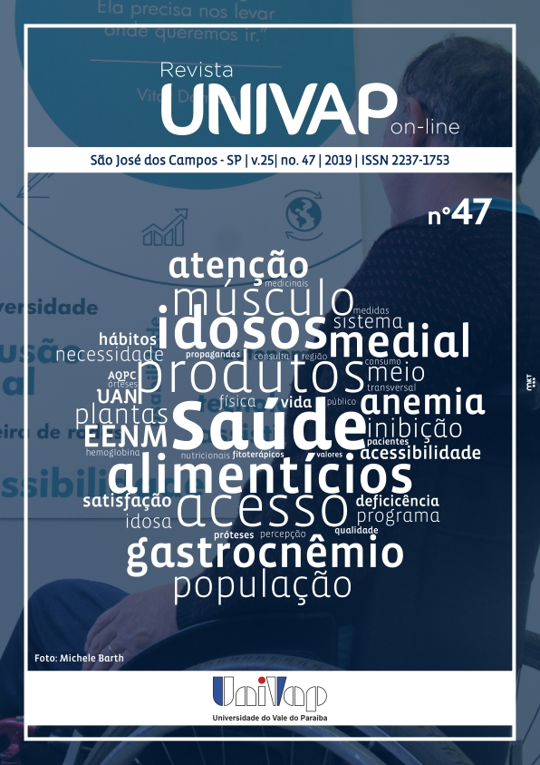 					Visualizar v. 25 n. 47 (2019): Revista Univap online / ISSN 2237-1753
				