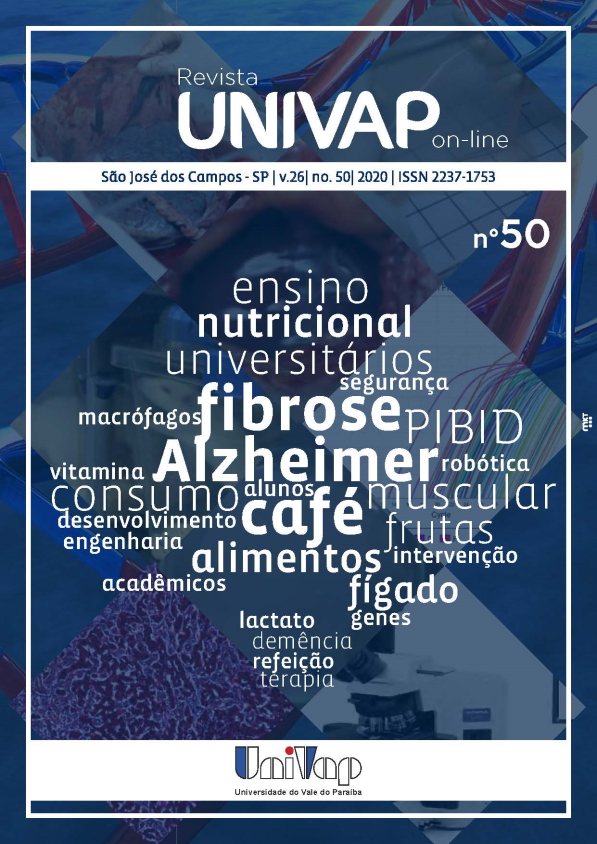 					View Vol. 26 No. 50 (2020): Revista Univap online - ISSN 2237-1753
				