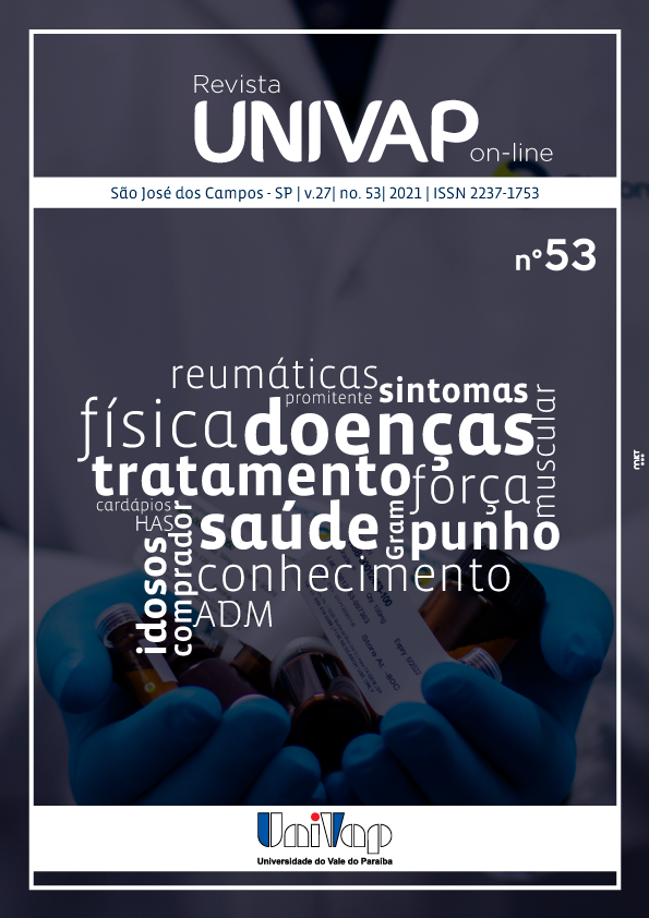 					Visualizar v. 27 n. 53 (2021): Revista Univap online - ISSN 2237-1753
				
