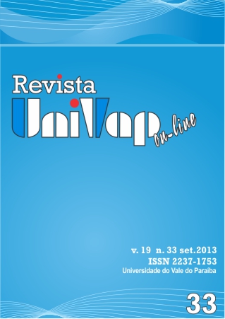 					Visualizar v. 19 n. 33 (2013): Revista Univap online  /  ISSN 2237-1753
				
