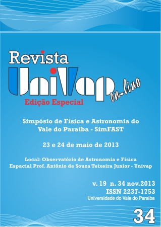 					Visualizar v. 19 n. 34 (2013): Revista Univap online Edição Especial Simpósio de Física e Astronomia do Vale do Paraíba / ISSN 2237-1753
				